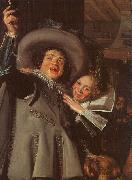 Frans Hals Young Man and Woman in an Inn oil painting artist